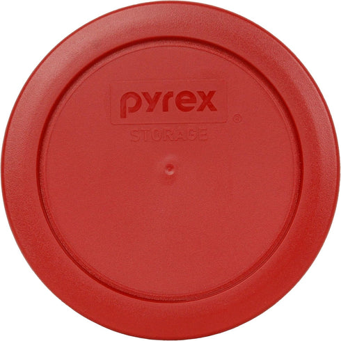 Pyrex 7200-PC 2-Cup Poppy Red Food Storage Replacement Lid - Made in USA...