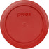 Pyrex 7200-PC 2-Cup Poppy Red Food Storage Replacement Lid - Made in USA...