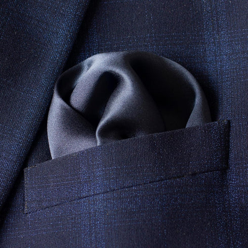 100% Silk Pocket Square 13.7” Solid Color for Men Wedding Party Handkerchief Gentleman...