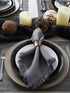 DII PVC Tabletop Collection Placemat Set, Rectangle, 13x17.25, Gray, 6 Piece...