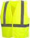Pyramex Safety Hi-Vis Safety Vest with Reflective Tape, Hi-Vis Lime, Medium...