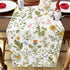 Floral Wildflowers Table Runner, Spring Butterfly Herbs Farmhouse Holiday Home Kitchen Dining Table Decoration, 13 x 72 Inch...