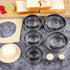 Round Cookie Cutters Set 12 Pieces Bistcuit Cookie Cutters Circle Pastry Cutters Round Donut Ring Molds for Baking for Pastries Doughs Doughnuts...