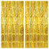 KatchOn, XtraLarge Gold Fringe Curtain Backdrop - 8x3.2 Feet, Pack of 2 Gold Streamers Party Decorations | Gold Foil Curtain for Gold Party Decora...