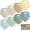 8-Pack Muslin Bibs for Baby Girls, Baby Boys - Muslin Baby Bibs for Drooling and Teething, Bandana Bibs for Baby Girl Bibs, Baby Bibs for Boys, Ba...