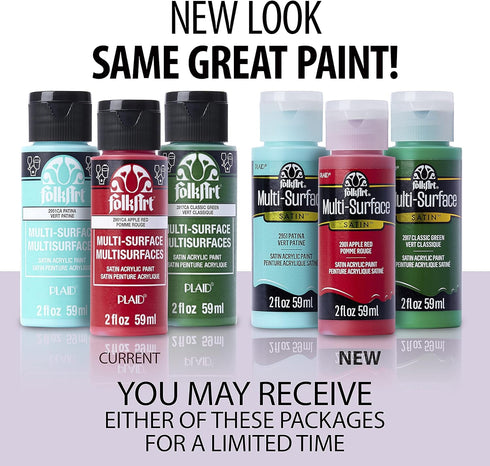 FolkArt multisurface pearl paint, 2 oz, White...