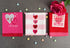 DII Valentine's Day Collection Kitchen, Dishtowel Set, 18x28, Embellished Hearts, 3 Piece...