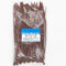 6 Inch Brown Zip Ties (100 Pieces), 40lb Strength, Nylon Cable Wire Ties...