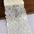 6 Inches Wide Ivory Lace Stretchy Lace Trim Fabric with Floral Pattern for Bridal Wedding Decorations, Sewing DIY Making and DIY Crafts- 10 Yards ...