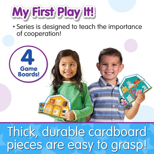 Learning Journey International My First Play It - Animal Match - 4 Playing Boards and 16 Matching Game Pieces, Multicolor (138656)...