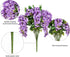 Vickerman Everyday Artificial Lavender Wistera Bush 19" Long - Sophisticated Faux Flowers with Lifelike Appearance for Indoor Use - Add Charm to Y...