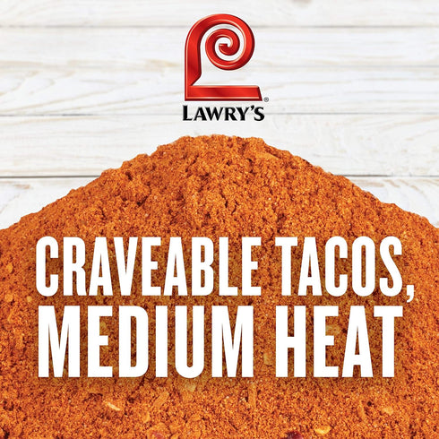 Lawry's Taco Seasoning Mix, 9 oz - One 9 Ounce Packet of Taco Seasoning Mix, Best for Chicken, Beef, Fish, Pork or Plant-Based Tacos...