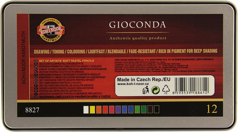 Koh-I-Noor Artist's Soft Pastel Pencils (Set of 12)...
