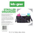 lebogner Luxury Stroller Organizer, Stroller Accessories, Universal Black Baby Diaper Stroller Bag, Stroller Cup Holder, Fits Most Strollers....