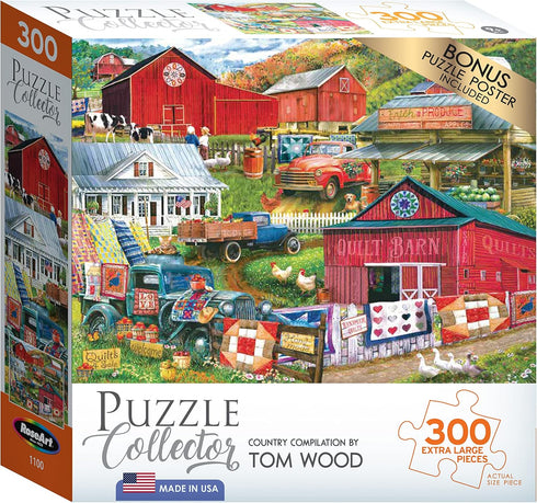 RoseArt - Puzzle Collector- Country Compilation - 300XL Piece Jigsaw Puzzle for Adults...