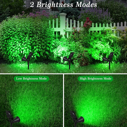 T-SUN Solar Spotlight LED Outdoor Wall Light, IP65 Waterproof, Auto-on At Night/Auto-off by Day, 180°angle Adjustable for Tree, Patio, Yard, Garde...