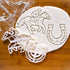 Set of 2 Jockey cookie cutters (Designs: Jockey and Horse Shoe), 2 pieces - Bakerlogy...