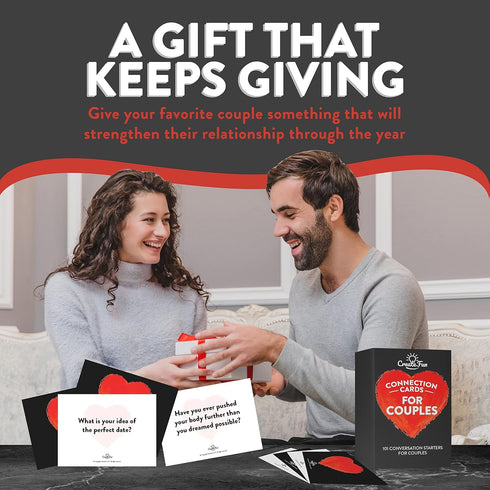 Conversation Cards for Couples - 101 Couples Conversation Starter Cards - Conversation Starter and Question Cards for Engaging and Thought-Provoki...