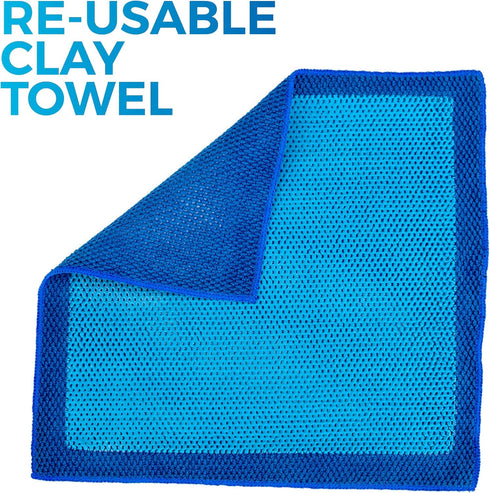 The Rag Company - Ultra Clay Decontamination Towel - Proven Cleaning & Release of Paint Contaminants; Increase Wax & Sealant Bond; Enhance Paint G...