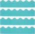 PATIKIL 3" x 1.08ft Bulletin Board Border, 60 Pack Scalloped Trim Strips Wall Decor for Locker Classroom Cork Poster Black Board White Chalkboard,...