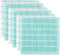 DII Basic Terry Collection Windowpane Dishcloth Set, 12x12, Aqua, 6 Piece...