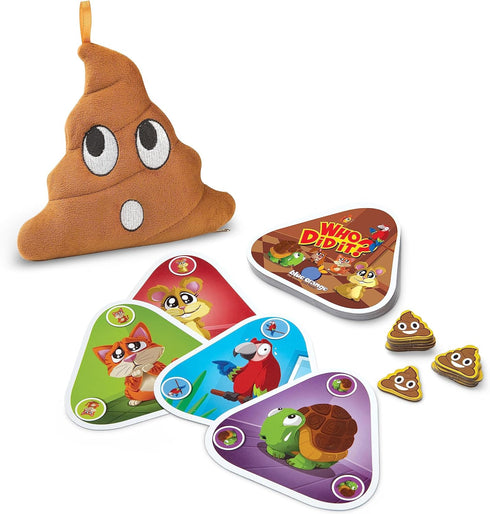 Blue Orange Games Who did it? Family Card Game, Brown...