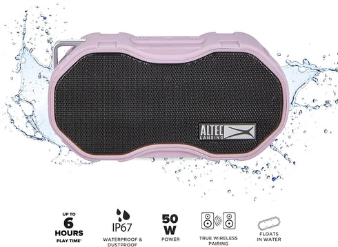 Altec Lansing Baby Boom XL - Waterproof Bluetooth Speaker, Wireless & Portable Speaker for Travel & Outdoor Use, Deep Bass & Loud Sound, 1 Pack, P...