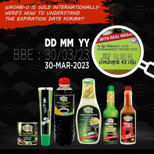 Wasabi-O Hot & Spicy Wasabi Sauce - Real Japanese Sauce - Vegan, Gluten-Free & Organic Wasabi - Mild Heat for Sushi, Seafood, Steak, Dipping - 1 X...