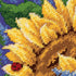 Dimensions Needlepoint Kit, Sunflower and Ladybug Floral Needlepoint, 5" x 5"...