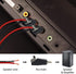 Poyiccot Speaker Wire to RCA Adapter Converter, RCA to Speaker Wire Adapter Subwoofer Phono Male to AV 2 Screw Terminal Video Audio Spring Press T...