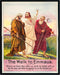 Posterizer 1 pcs-The walk to Emmaus poster-Religious Posters-Gifts for Christians -Decor for Church, Sunday School Classroom- unframed wall art...