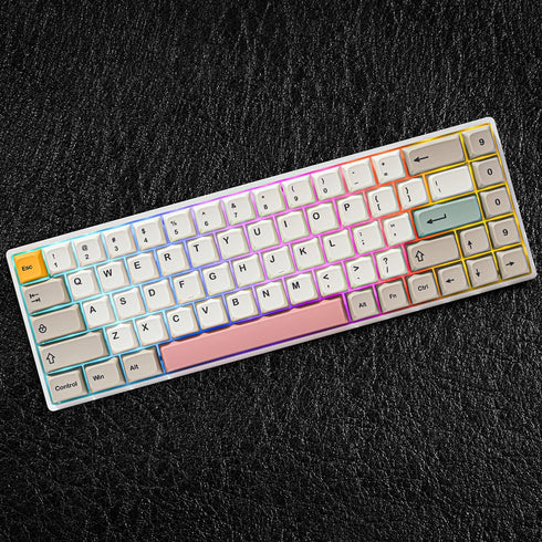 PBT keycaps 60 Percent Dye-Sub XDA 134 Retro keycap Set for Cherry MX Gateron Kailh Switches Gaming Mechanical Keyboard (Retro 9009)...