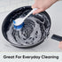 Dish Brush with Handle Vegetable Brush Double Sided Cleaning Brush Scrubber Non Scratch Scrub Brushes Kitchen Brush for Cooking, Foods- Fruits/Pot...