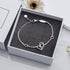 Heart Bracelet Sterling Silver for Women, Cubic Zirconia Love Charm Eternity Bracelet Jewelry Anniversary Birthday Valentine for Her...