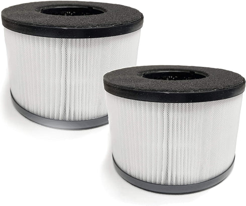 Nispira True HEPA Carbon Filter Replacement Compatible with Partu BS-03 HEPA Air Purifier, 2 Packs...