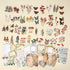 200 Pieces Vintage Scrapbook Supplies Pack for Junk Journal Planners DIY Paper Stickers Vintage Ephemera Pack Decoupage for Art Journaling Bullet ...