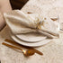 DII Holiday Dining Table Linen Sparkle Metallic Kitchen Décor, Napkin Set, 20x20, Jacquard Snowflakes, 6 Piece...