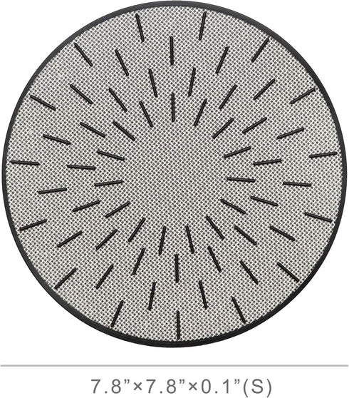 Lazy K Induction Cooktop Mat - Silicone Fiberglass Scratch Protector - for Magnetic Stove - Non Slip Pads to Prevent Pots from Sliding During Cook...