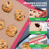 Nutrichef Silicone Baking Mats - 2 Non-stick Food-Grade Reusable Silicone Mats - Perfect for Half Baking Pans 16.5 x 11.6 IN - Oven-Safe Up to 480...