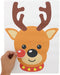 Stickamajigger Stick the Red Nose on the Reindeer Poster Game - Restickable Reusable...