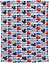 Disney Mickey Mouse Plush Grey, Red, Blue Baby Blanket...
