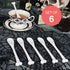 Ceramic Bone Spoons - Set of 6 - Spooky Valentines Day Gifts, Goth Valentines Day Decor - Skull Spoon, Witchy Gifts, Goth Gifts For Women, Spooky ...