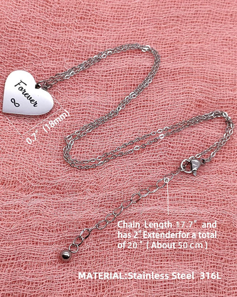Sisters Best Friends Forever BFF Matching Necklace Set for 2 3 4,Mom Daughter Necklaces,Friendship Necklace,Christmas Birthday Gift for Teen Boys ...