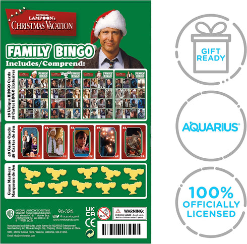 AQUARIUS - Christmas Vacation Family Bingo Game...