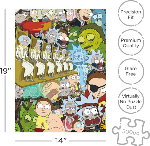 AQUARIUS - Rick and Morty 500 Piece Jigsaw Puzzle...