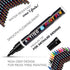 Paint pens for rock painting - Wood, Glass, Metal and Ceramic Works on almost all surfaces set of 15 Vibrant Medium tip Oil Paint Marker Pens, Qui...