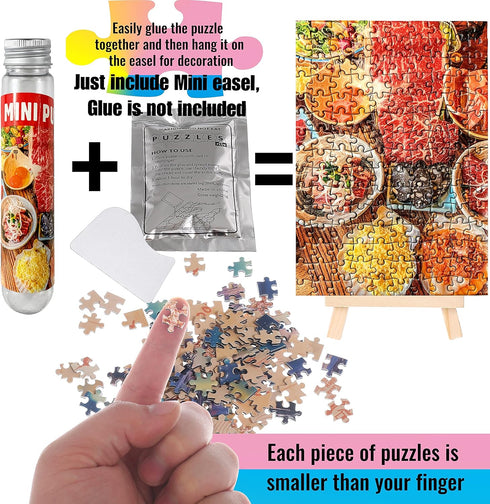 Small Jigsaw Puzzles for Adults 150 Pieces Japanese Barbecue Restaurant Mini Jigsaw Puzzles Challenging Mini Puzzles Delicious Food Tiny Jigsaw Pu...
