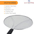 U.S. Kitchen Supply Stainless Steel Splatter Guard 13" Fine Mesh Cover, Grease & Oil, Splatter Screen for Frying Pan, Cooking Pots, with Resting F...