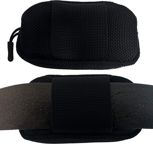 Spy Spot Waterproof Small Pouch with Zipper - Oxford Thick Fabric - Multi-purpose Bag with Loop Attachment - GPS Tracker Case, Dog Collar Pouch - ...