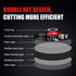 EZARC Cut Off Wheels 25 Pack, 3” x 1/16” x 3/8” Cutting Wheel, Metal & Stainless Steel Cutting Disc for Die Grinder...